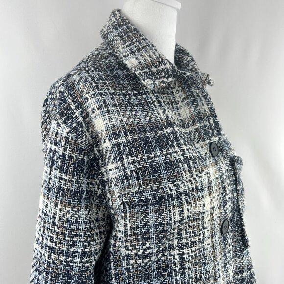 My Style preppy classic tweed plaid jacket – Women size Medium - Picture 3 of 10